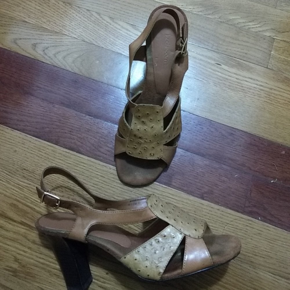 Liz Claiborne Tan Sandals